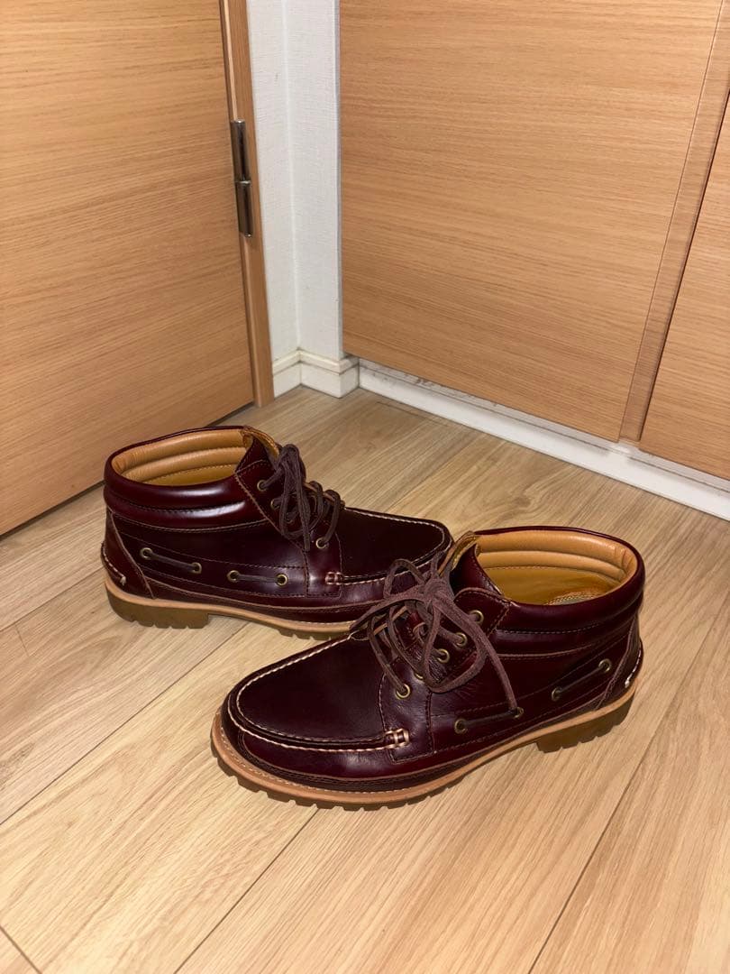 REGAL リーガル モカシンシューズ バーガンディ ミドルカット