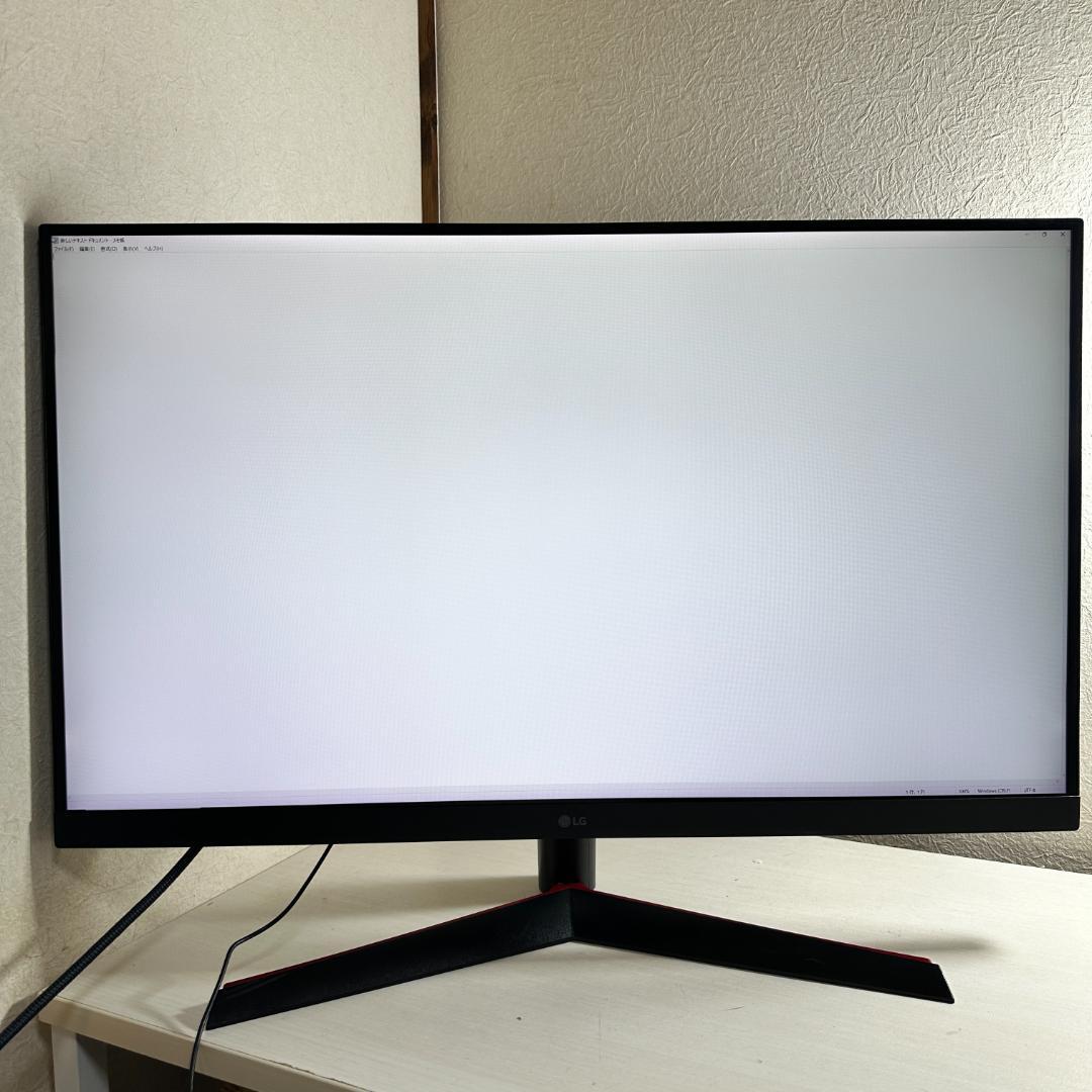 LG 165Hz対応 WQHD 31.5インチ ゲーミングモニター