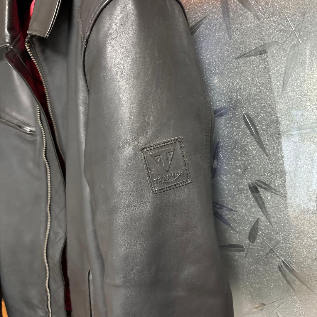 TRIUMPH シングルライダースジャケット M 黒
