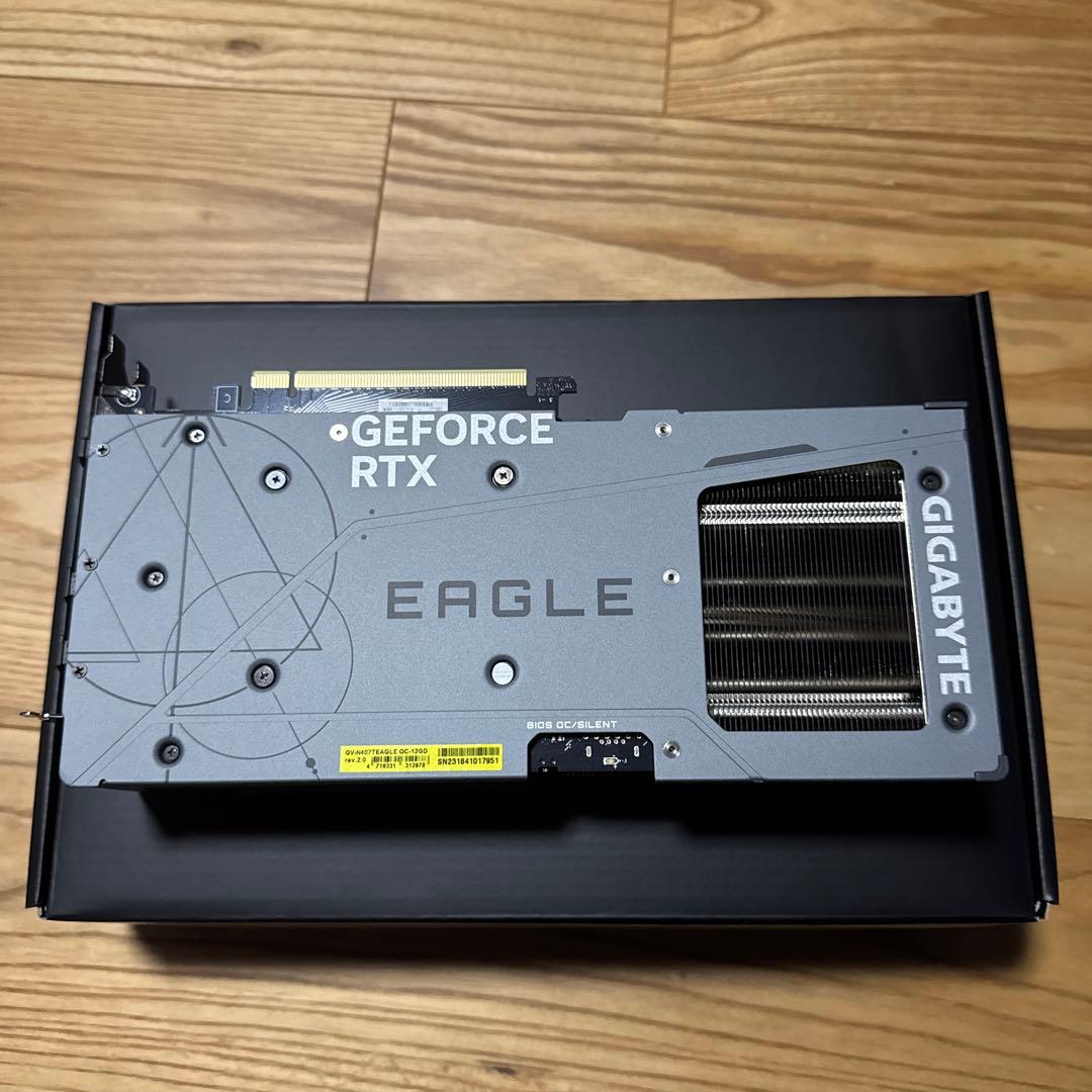 グラフィックボード・グラボ・ビデオカード GeForce RTX 4070 Ti EAGLE OC 12G