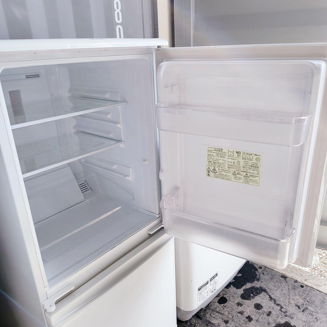 運搬取付無料！純正SHARP冷・洗二大家電セット！お買い得品！完動品・超美品！