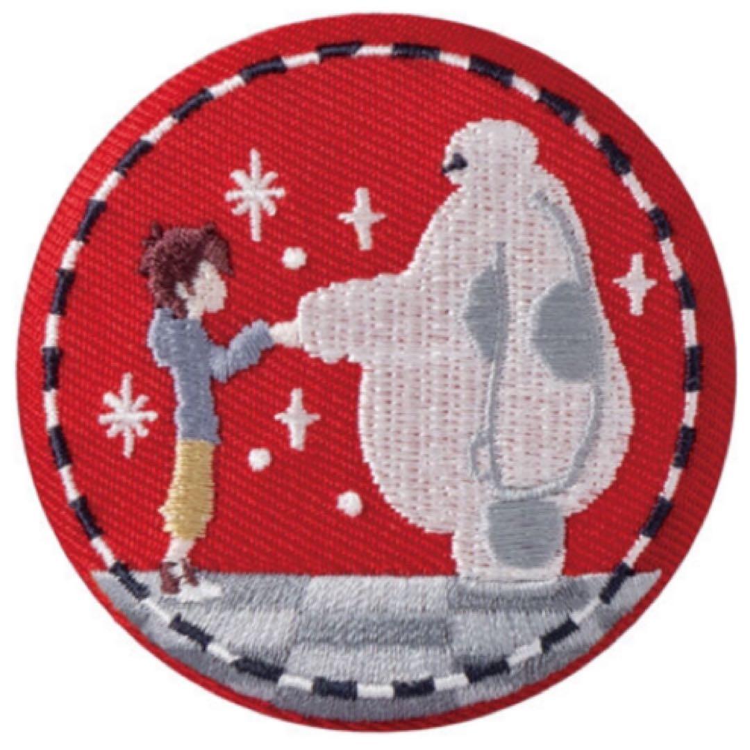 Disney Characters【ベイマックス】刺繍缶バッジ★ビスケット2