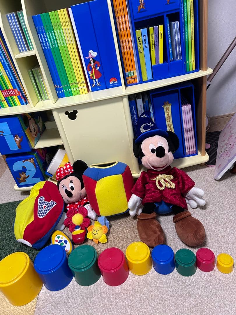 2018年製　ディズニー英語システム　棚付きフルセット