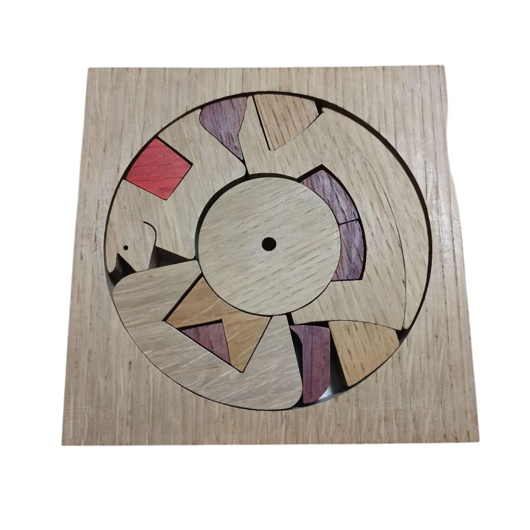 【希少】小黒三郎 円びな 五段飾り 組み木 雛人形