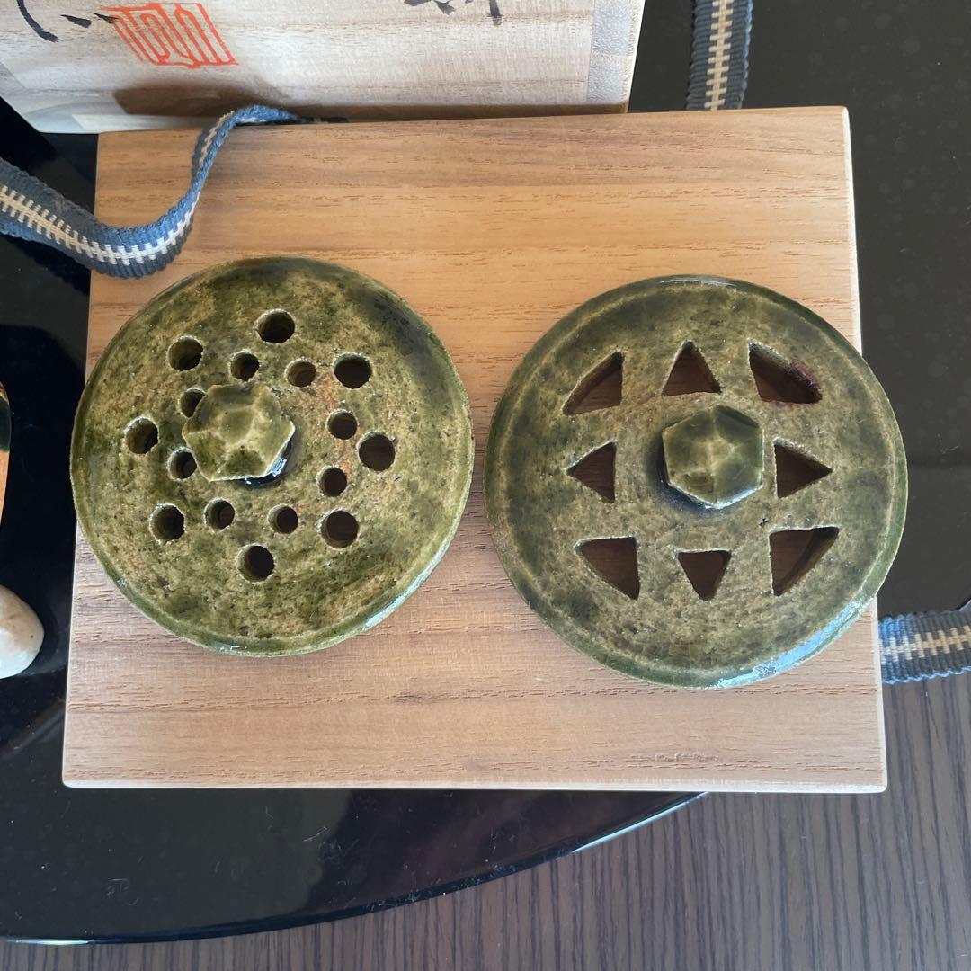 ［お値下げ］鳴海織部　香炉　山口正文作