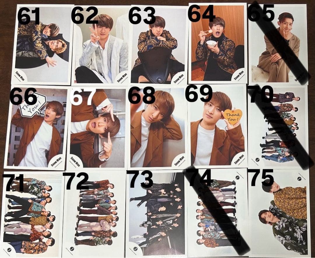 【バラ売り可】 Man 公式写真 201枚