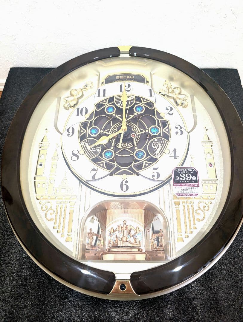 SEIKO セイコー RE579B 高音質メロディー　掛時計 電波時計
