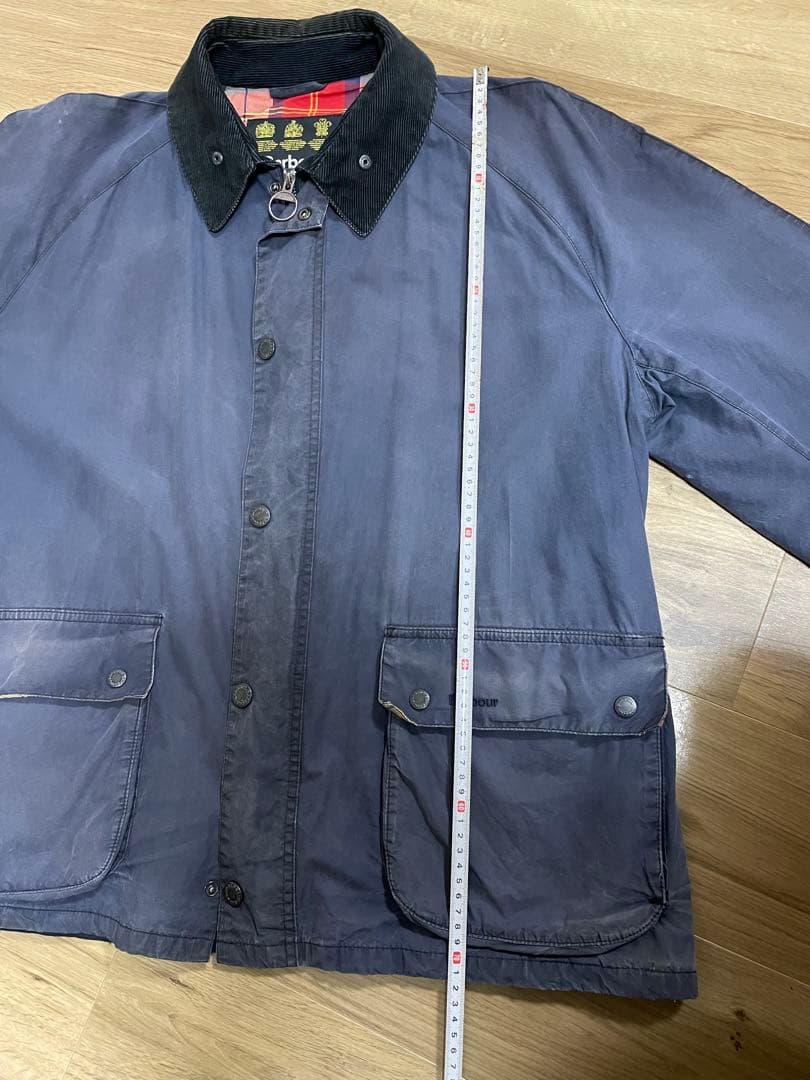 Barbour ネイビー　オイル洗浄済