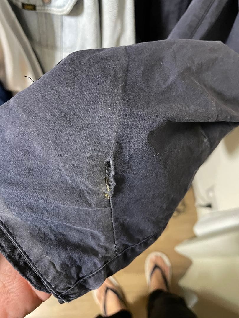 Barbour ネイビー　オイル洗浄済