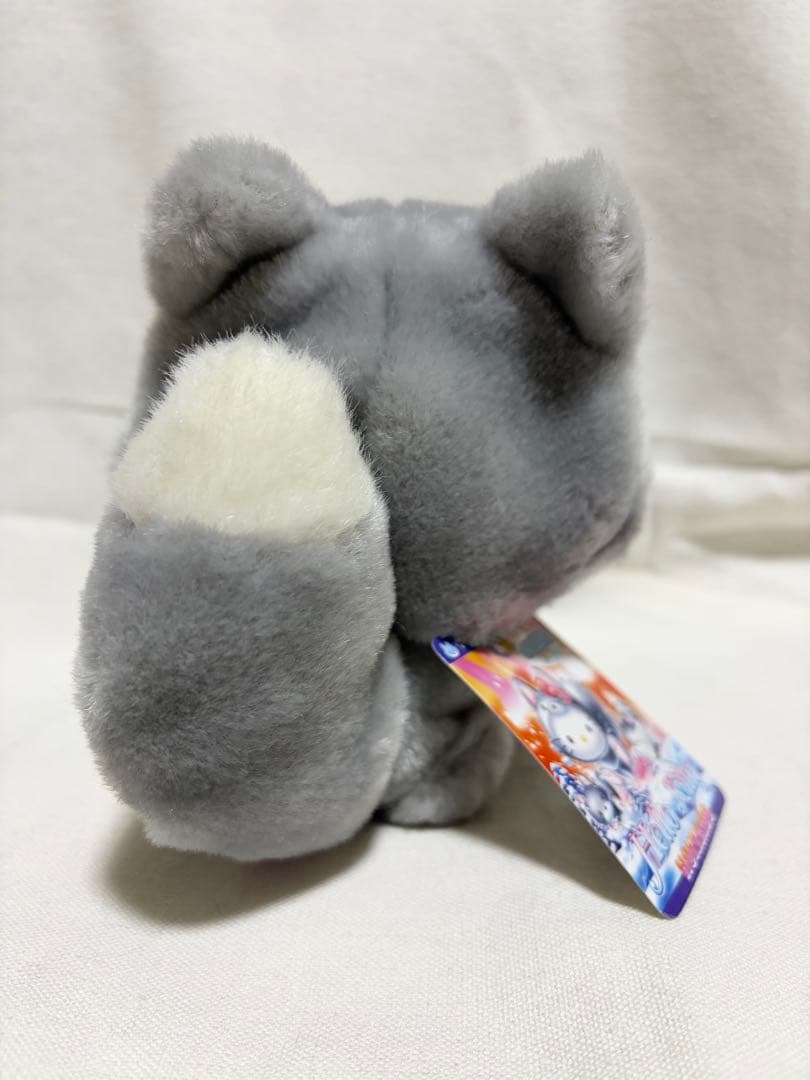 【希少】北海道限定 ハローキティ 銀ギツネ ぬいぐるみ 収納ボックス付き