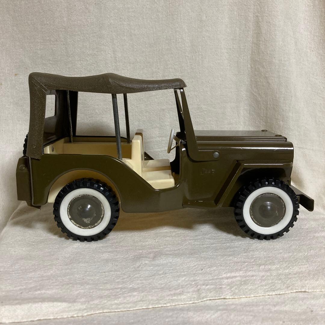 日本製 jeep ジープ ブリキ 自動車 レトロ ミリタリー