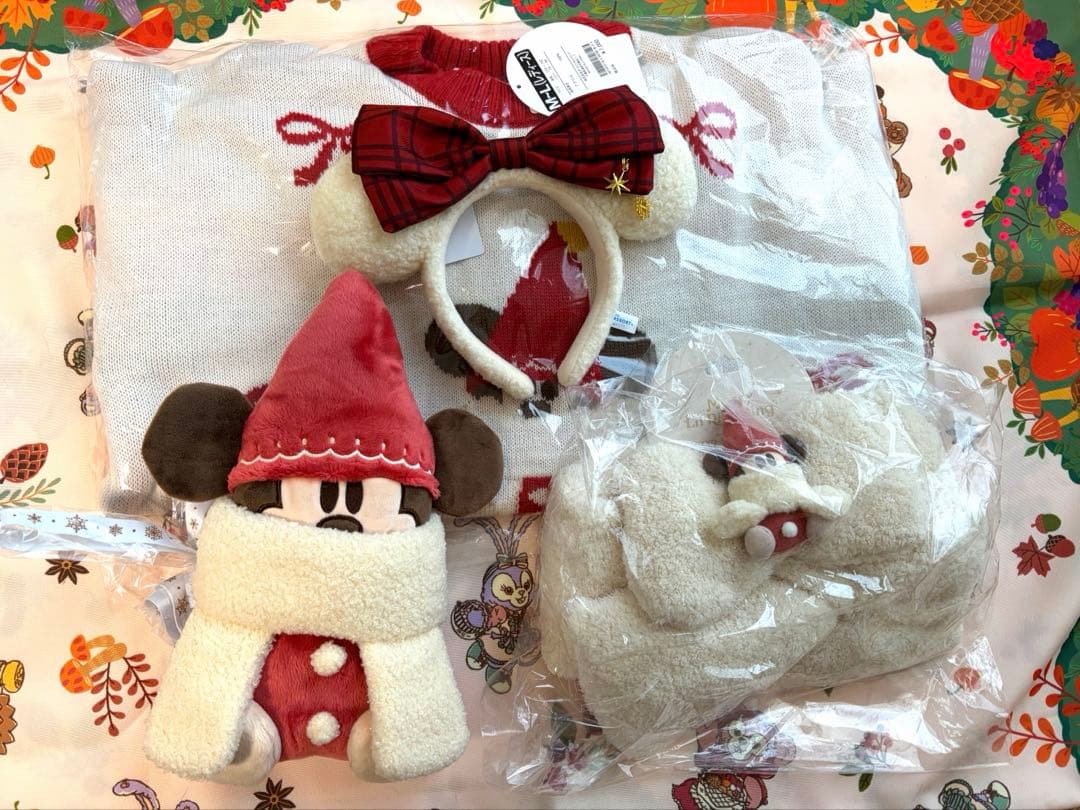 セール！リルリンリン　セーター　ショルダーバッグ　カチューシャ　マフラー　セット