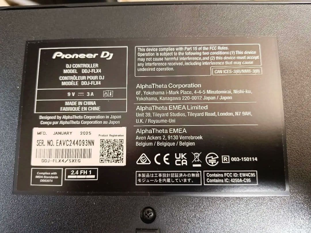 【美品】Pioneer DJ DDJ-FLX4 コントローラー