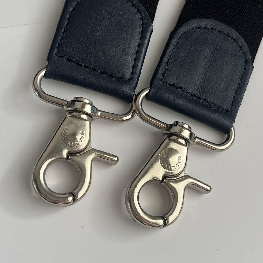 ✨未使用級✨　Orobianco 　レザー　ビジネスバッグ　ネイビー