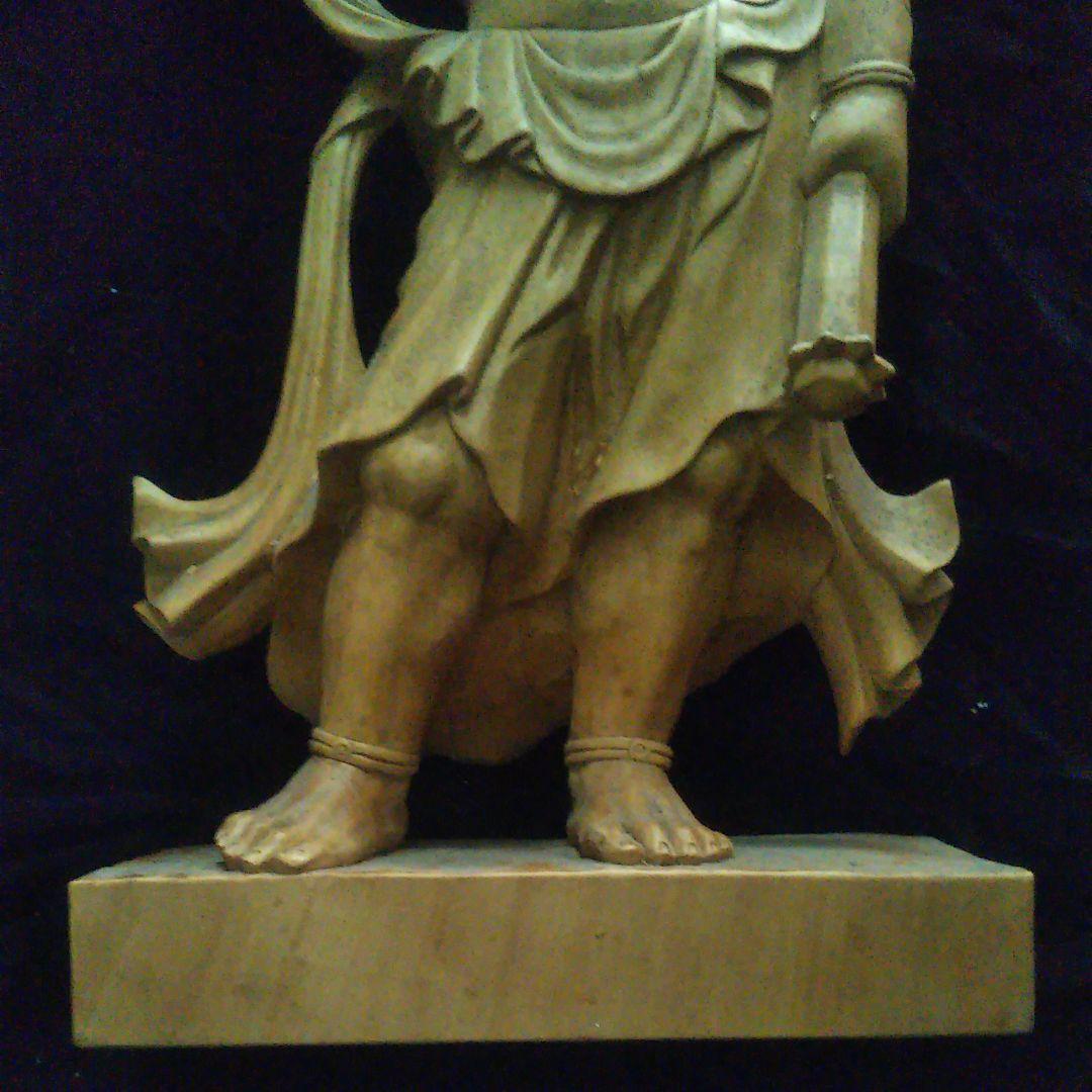 ■物凄く目立ちます■金運上昇【巨大羅漢仁王像】75.5cm【黄金印】【巨大】