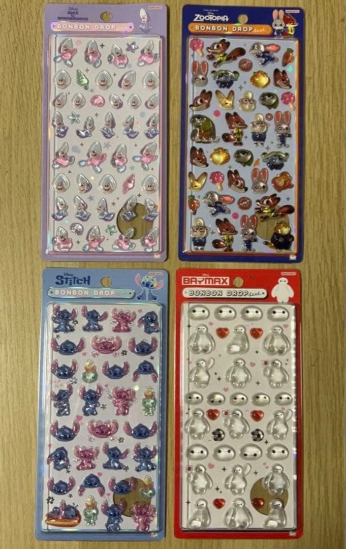 ディズニー　ボンボンドロップシール