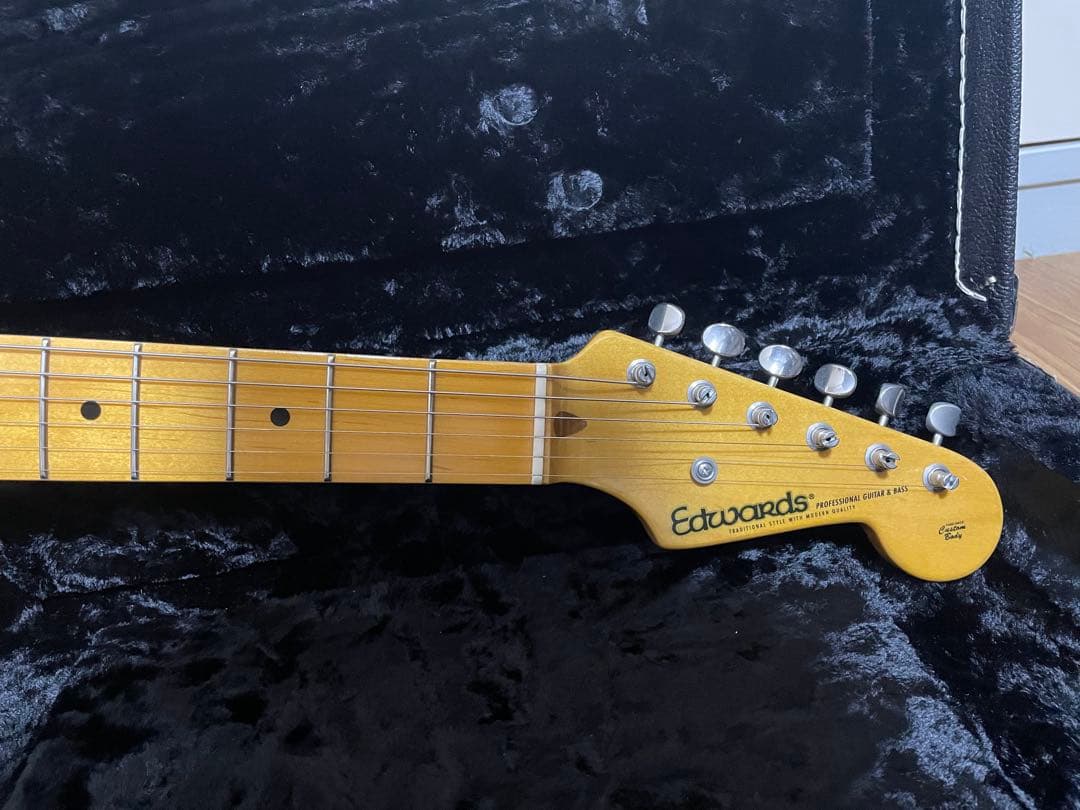 ギター EDWARDS E-SE-100M/LT Candy Apple Red