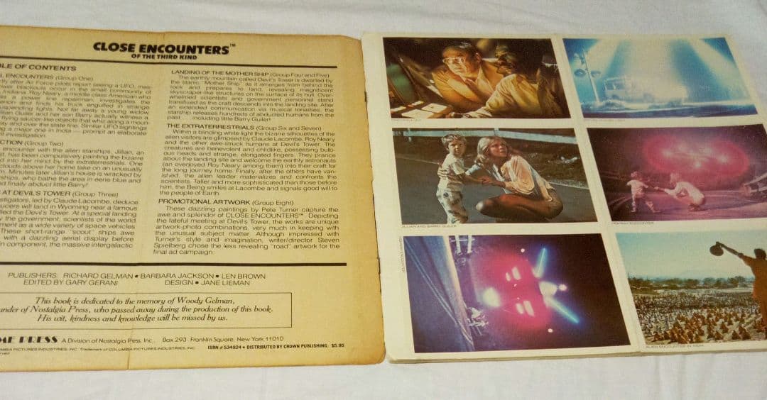 未知との遭遇　1978年　輸入　ポストカードブック　48枚　フルカラー