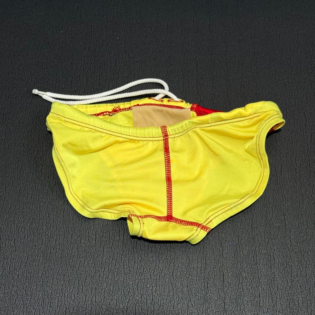 Speedo 競泳水着 イエロー/レッド SSサイズ