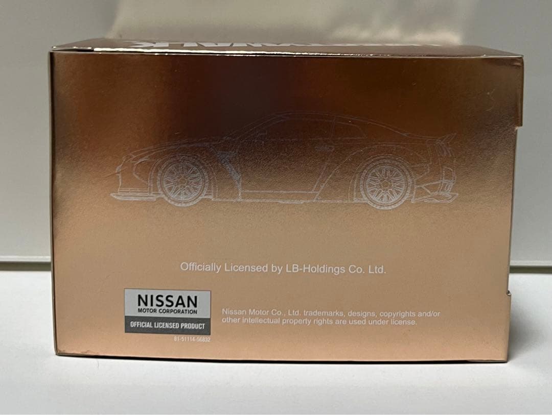 MINI GT GTR R35 LBWK ブロンズカラー　ダックテール