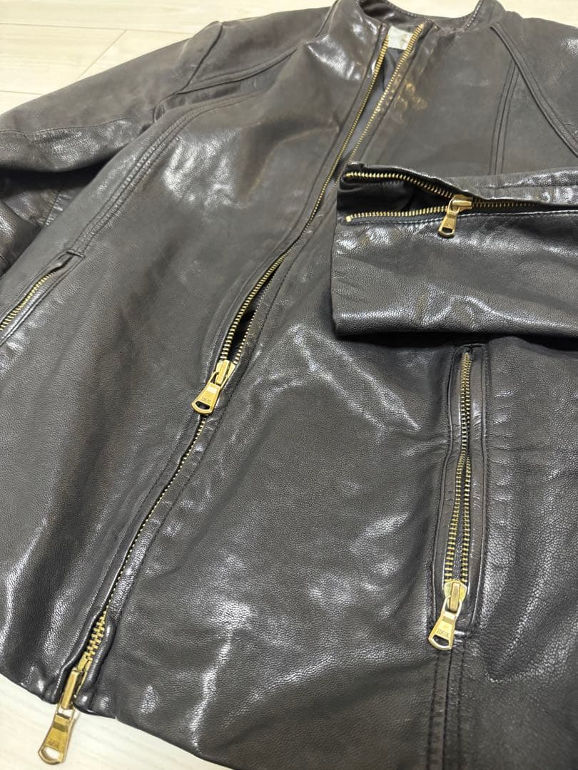 期間限定値下げ！ MORGAN HOMME 黒レザージャケット