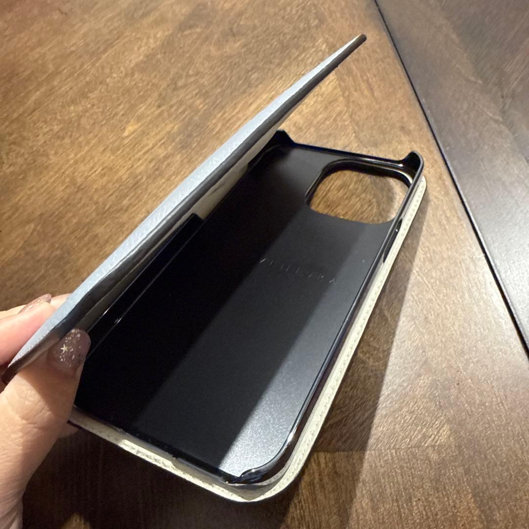 iPhone15ProMax ブルーリンホワイトBONAVENTURAケース