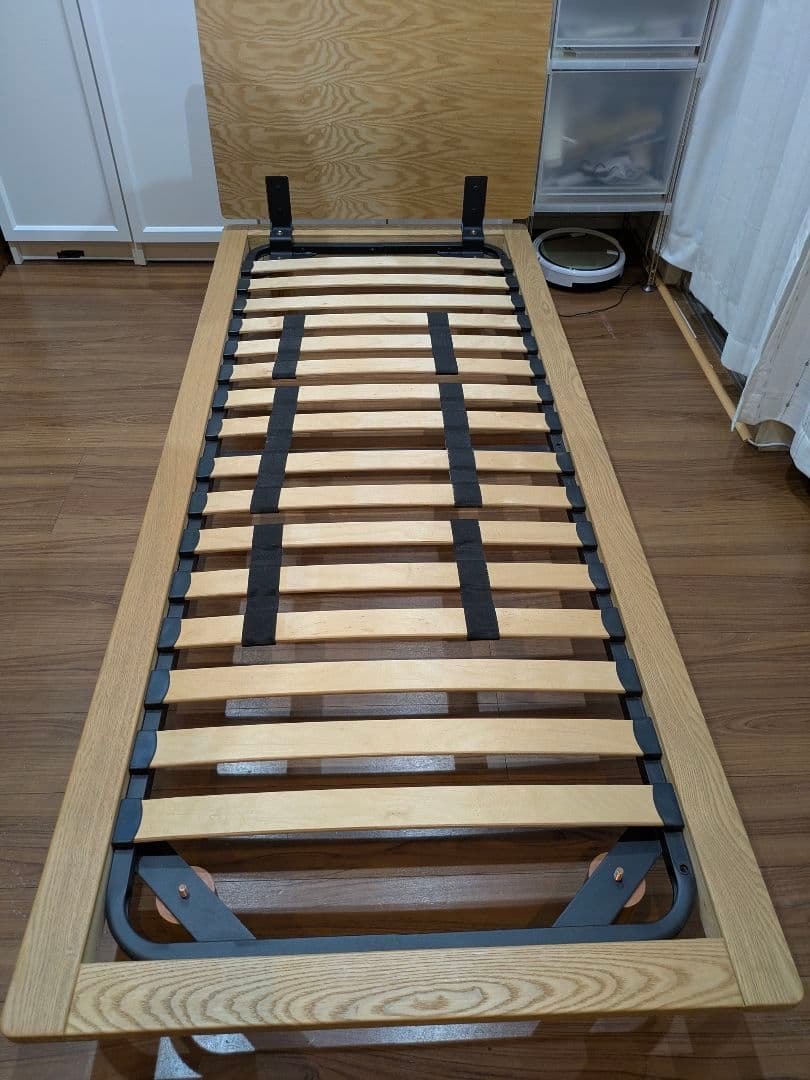 シングルベッドフレーム ナチュラルウッド