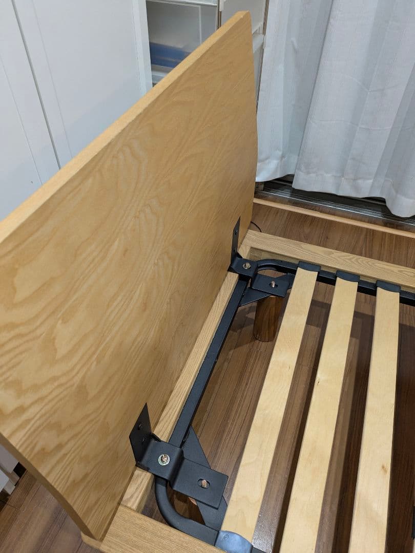 シングルベッドフレーム ナチュラルウッド