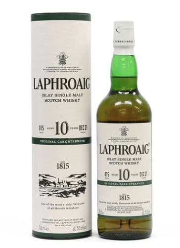 【新品・未開封】ラフロイグ 10年 オリジナルカスクストレングス バッチ 015