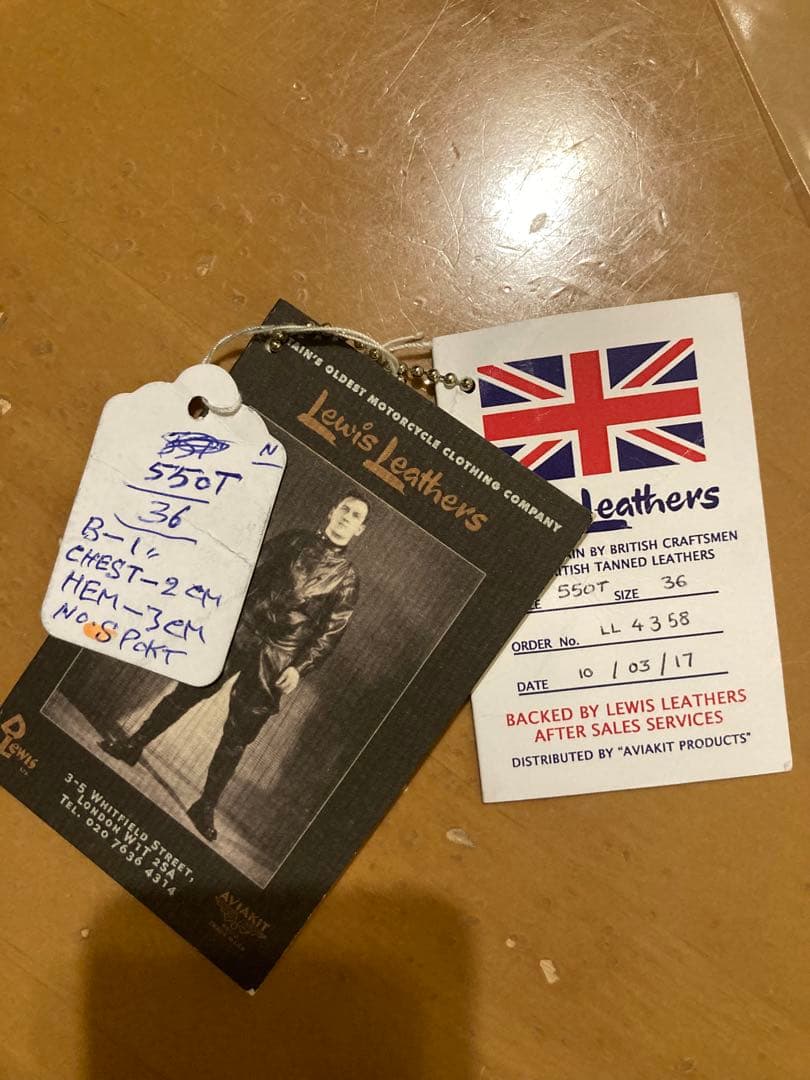 ルイスレザー　ネブラスカ　ライダースジャケット　36 コルセア　ドミネーター