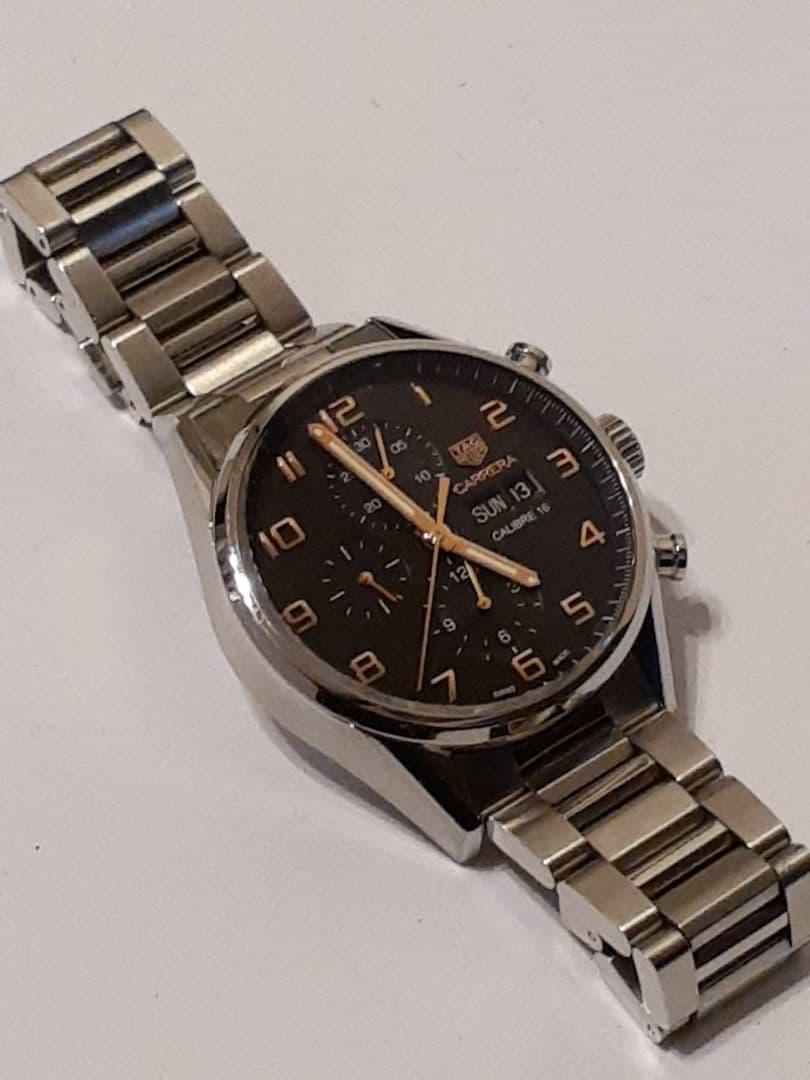 年末大特価！　タグホイヤー CV2A1AB カレラ キャリバー16 メンズ腕時計