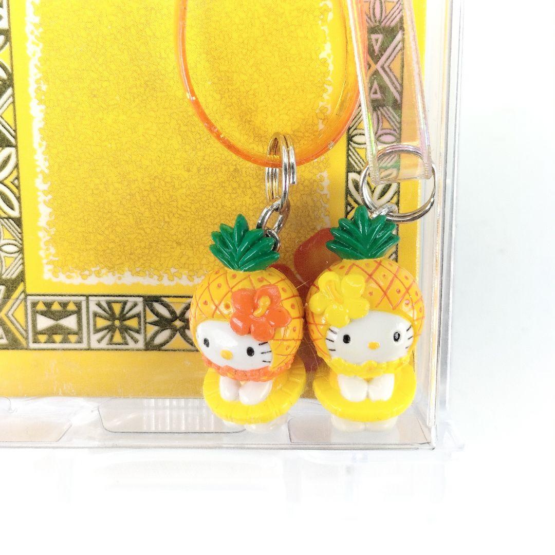 当時物 ハローキティ ハワイ ご当地キティ 根付け ストラップ レトロ