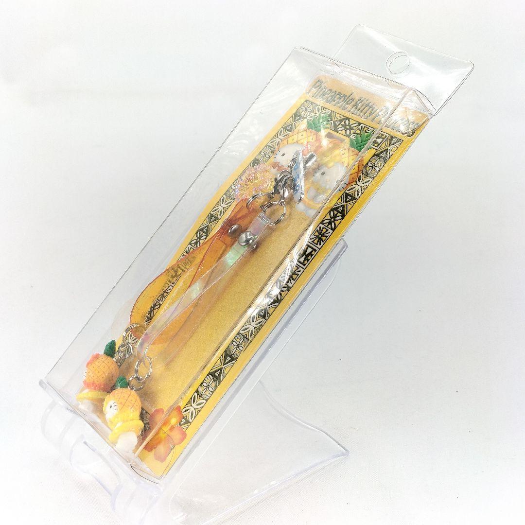 当時物 ハローキティ ハワイ ご当地キティ 根付け ストラップ レトロ