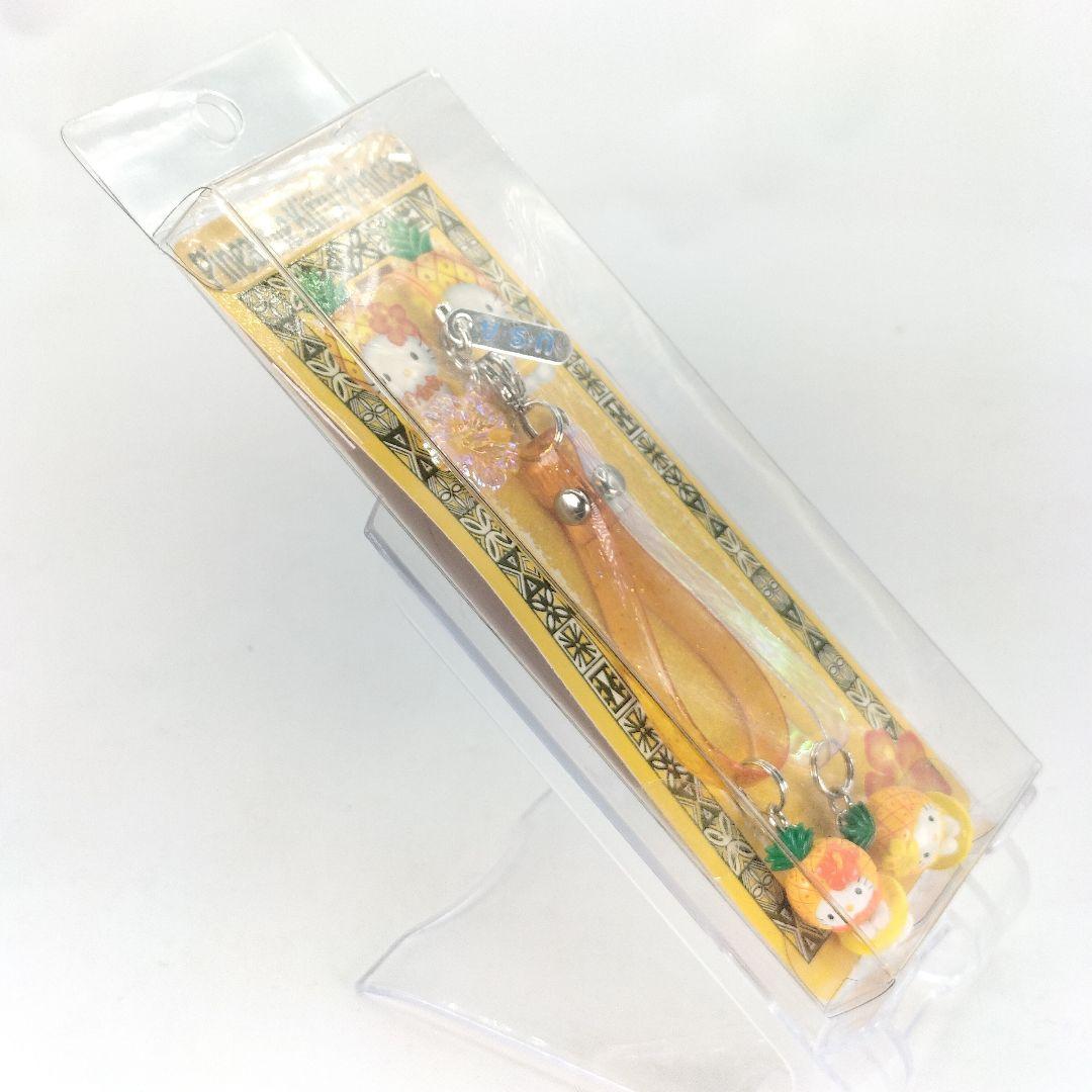 当時物 ハローキティ ハワイ ご当地キティ 根付け ストラップ レトロ