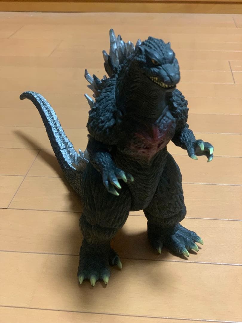 ゴジラ・メカゴジラ三式機龍 ソフビ3体セット　2002(2004)