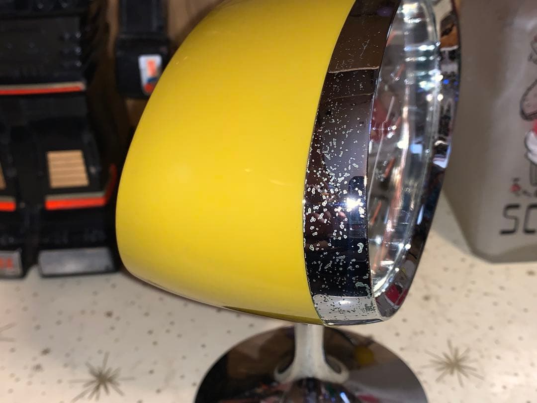 昭和レトロ　動作品　シチズン CITIZEN アラーム付　置時計　スペースエイジ