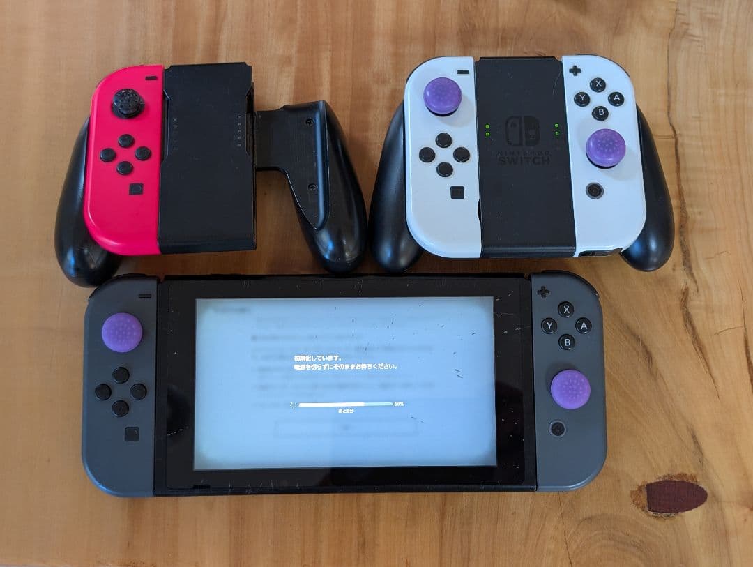 Nintendo Switch 本体 スイッチ　ジョイコン5個　写真のもののみ
