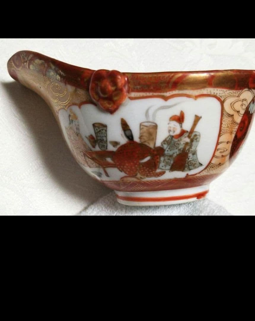 時代物九谷造の煎茶器です