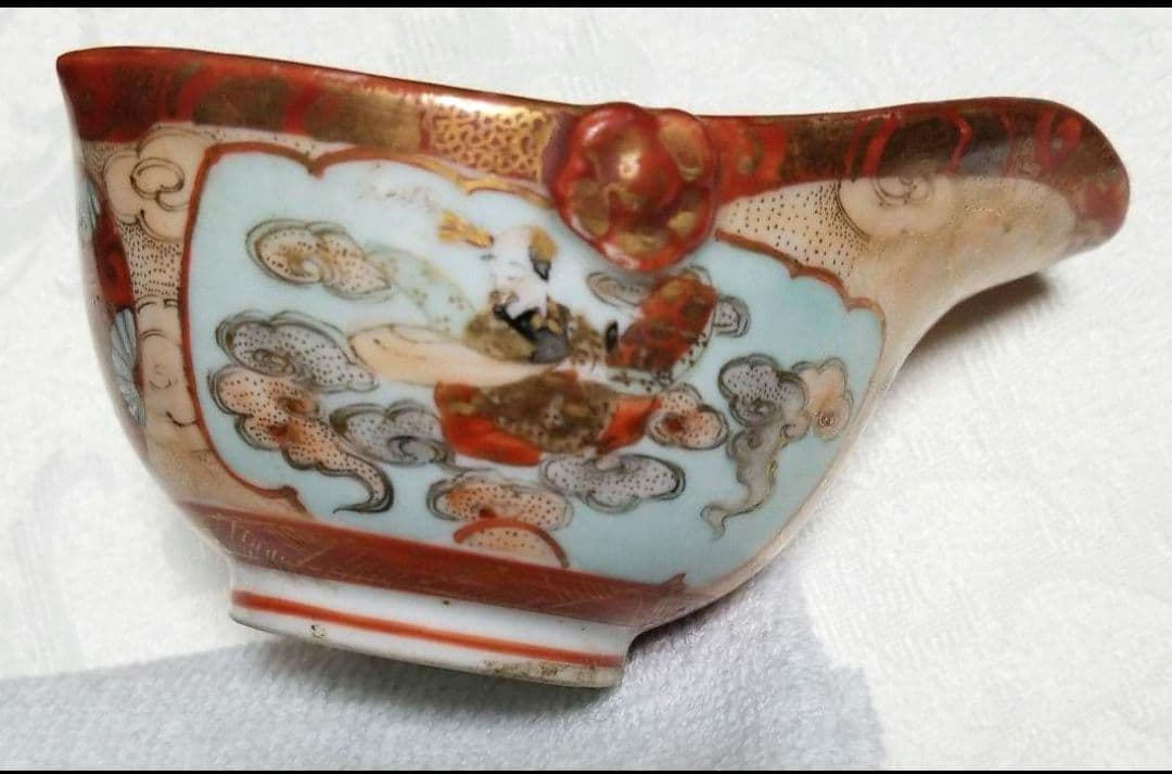 時代物九谷造の煎茶器です