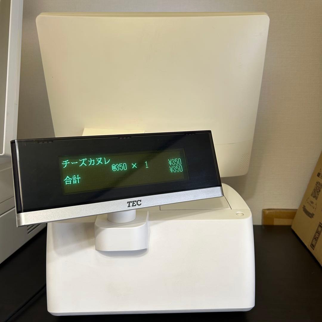 メンテ済 美品 東芝テック QT-200 POSレジ POSターミナル