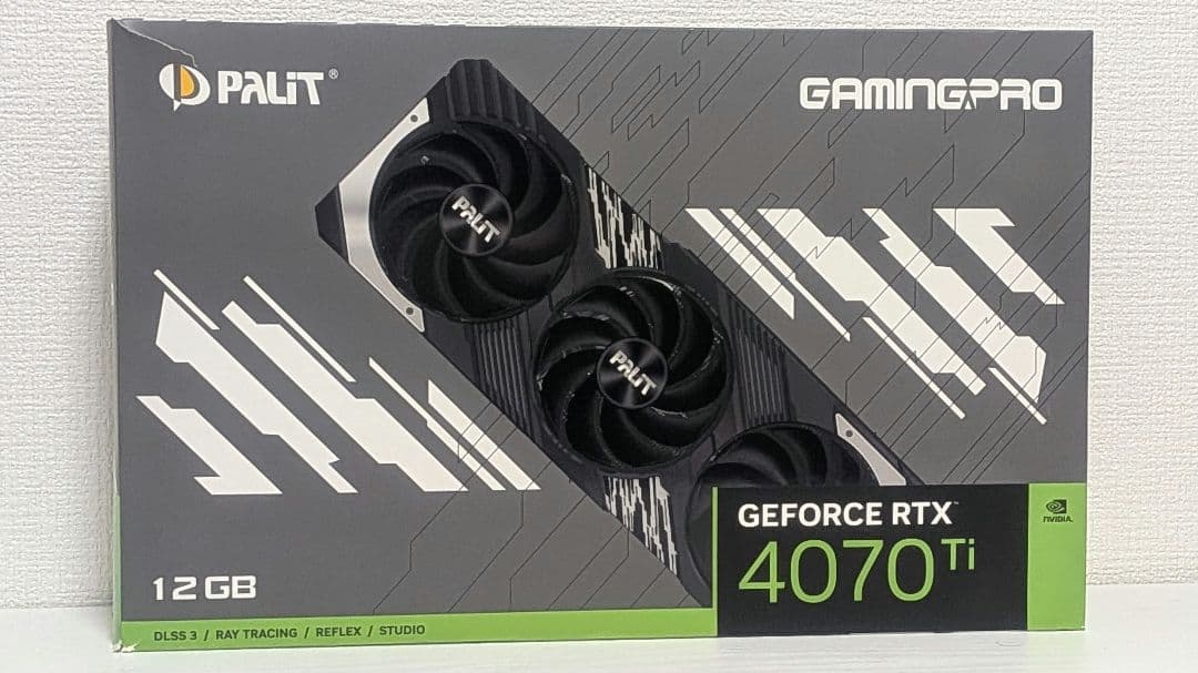 グラフィックボード・グラボ・ビデオカード PALIT GeForce RTX 4070 Ti 12GB GamingPro