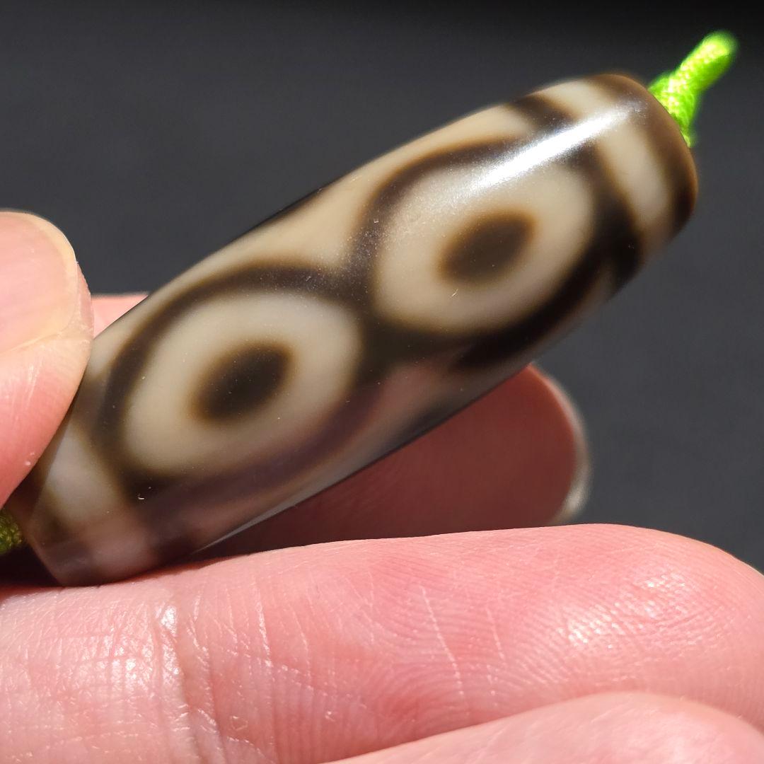 16 老礦　仏眼四眼天珠　天珠　天然石　　御守り　占い　ブレスレット　ネックレス