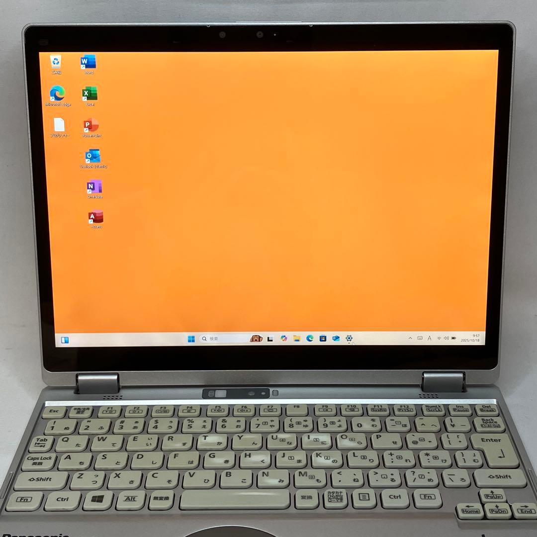 準美品 CF-QV9 第10世代 i5 8GB 2in1 タッチパネル オフィス