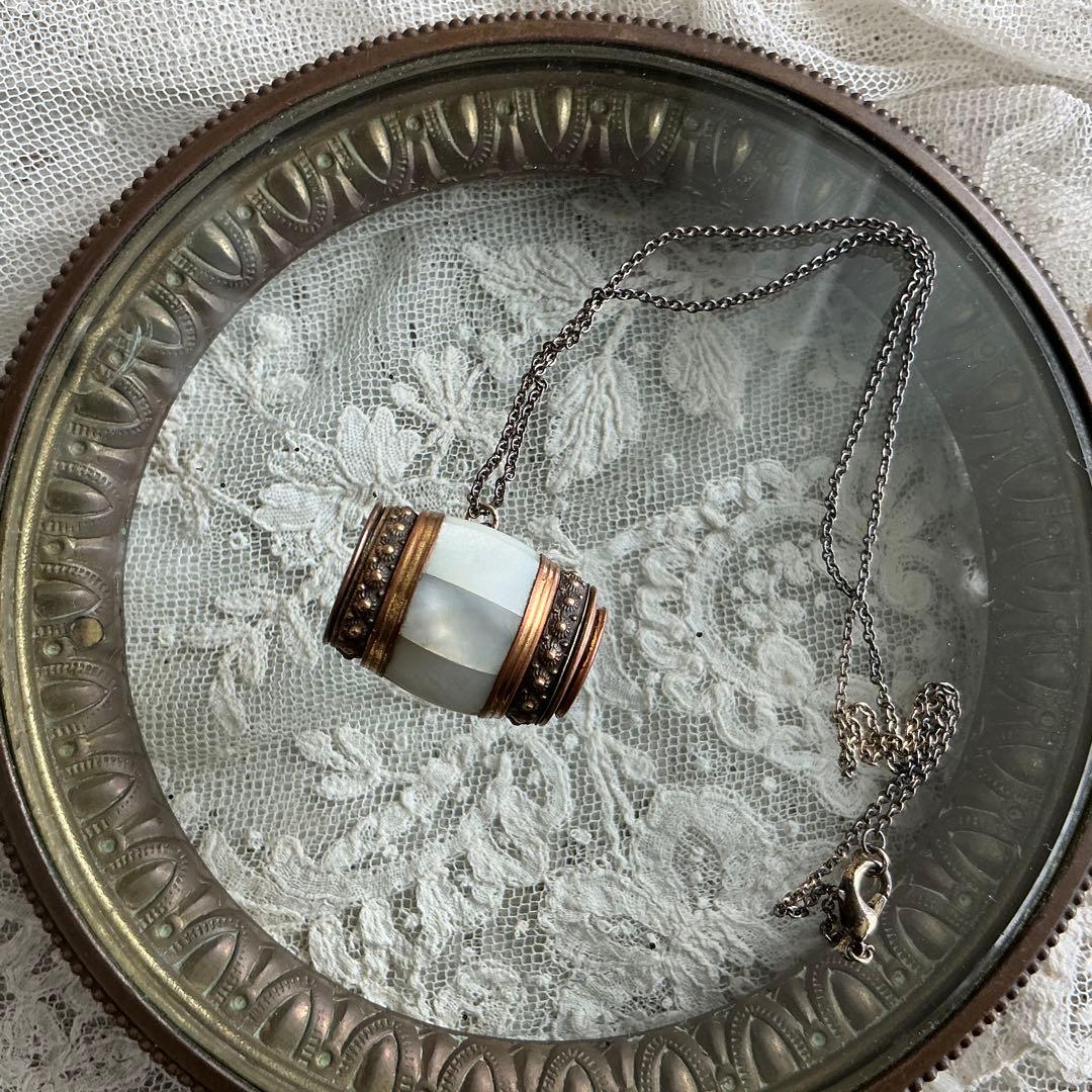 【専用】フランスアンティーク　ミニチュア　シアター望遠鏡　ペンダントトップ