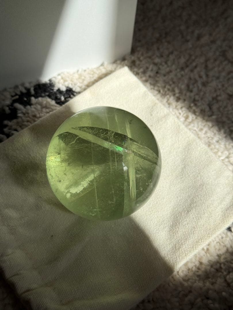 高品質フローライトスフィア　丸玉　ポイント付き