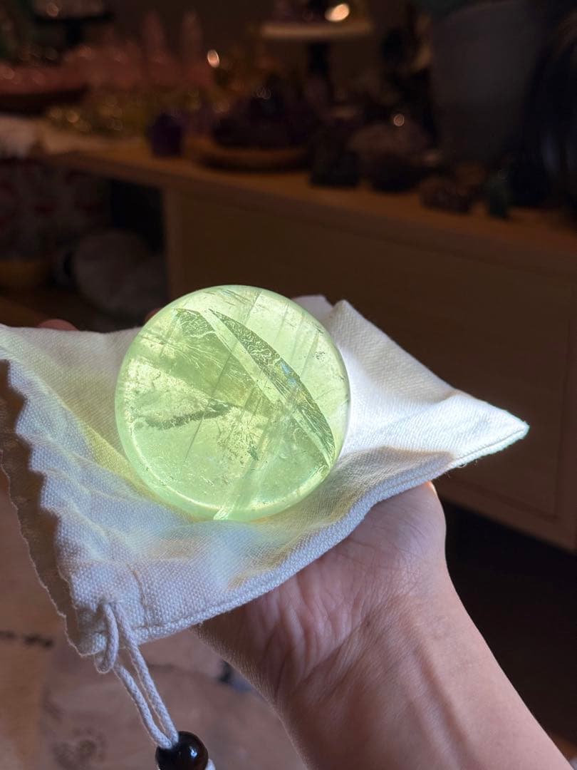 高品質フローライトスフィア　丸玉　ポイント付き