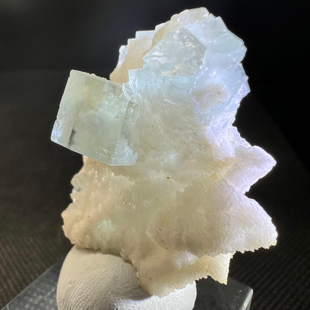 シャンファーリン産　雲雲モクモク(^^) マスカットグリーンフローライト