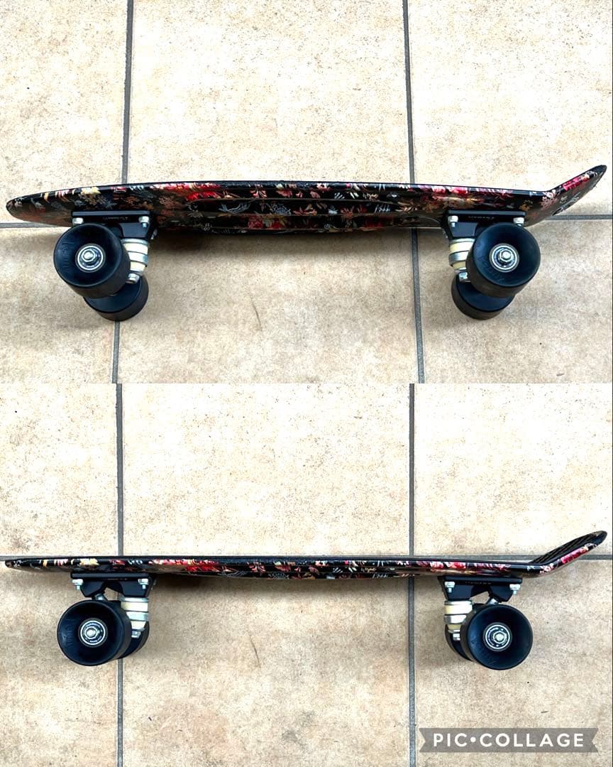 正規品 penny ペニー 22インチ floral フラワー×ドクロ スケボー