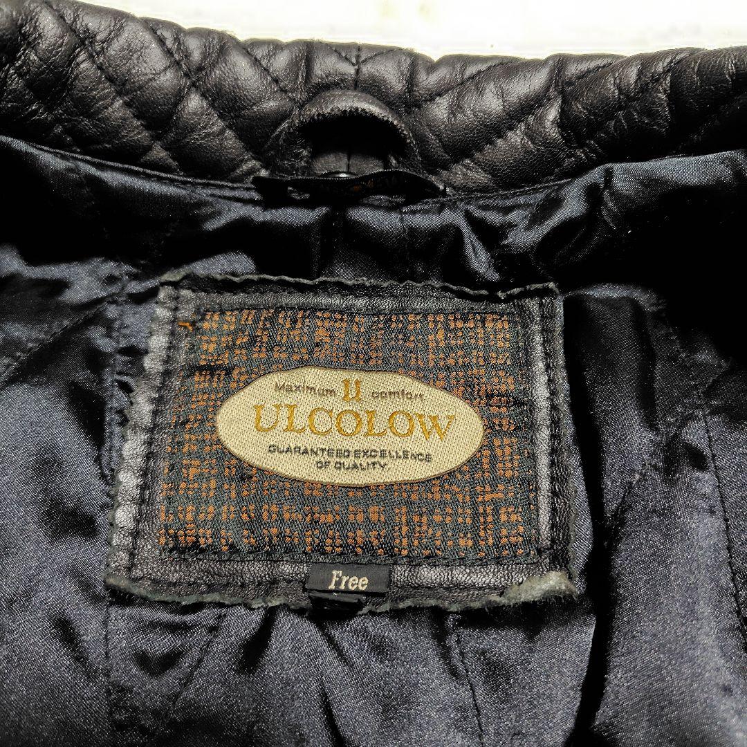 【ULCOLOW】本革 ライダース レザージャケット F 短丈