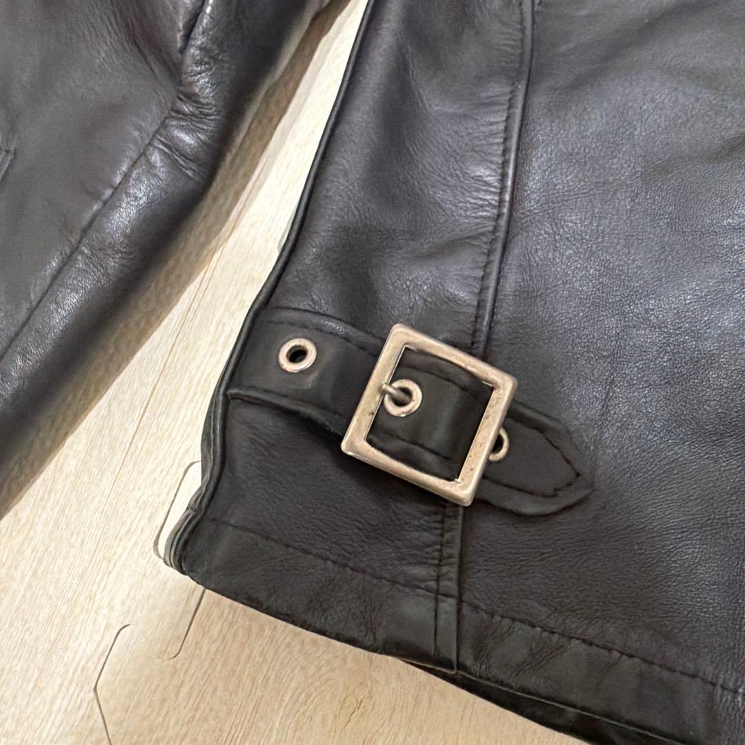 品番 Schott 643 レザー シングルライダース 34 ボアライナー